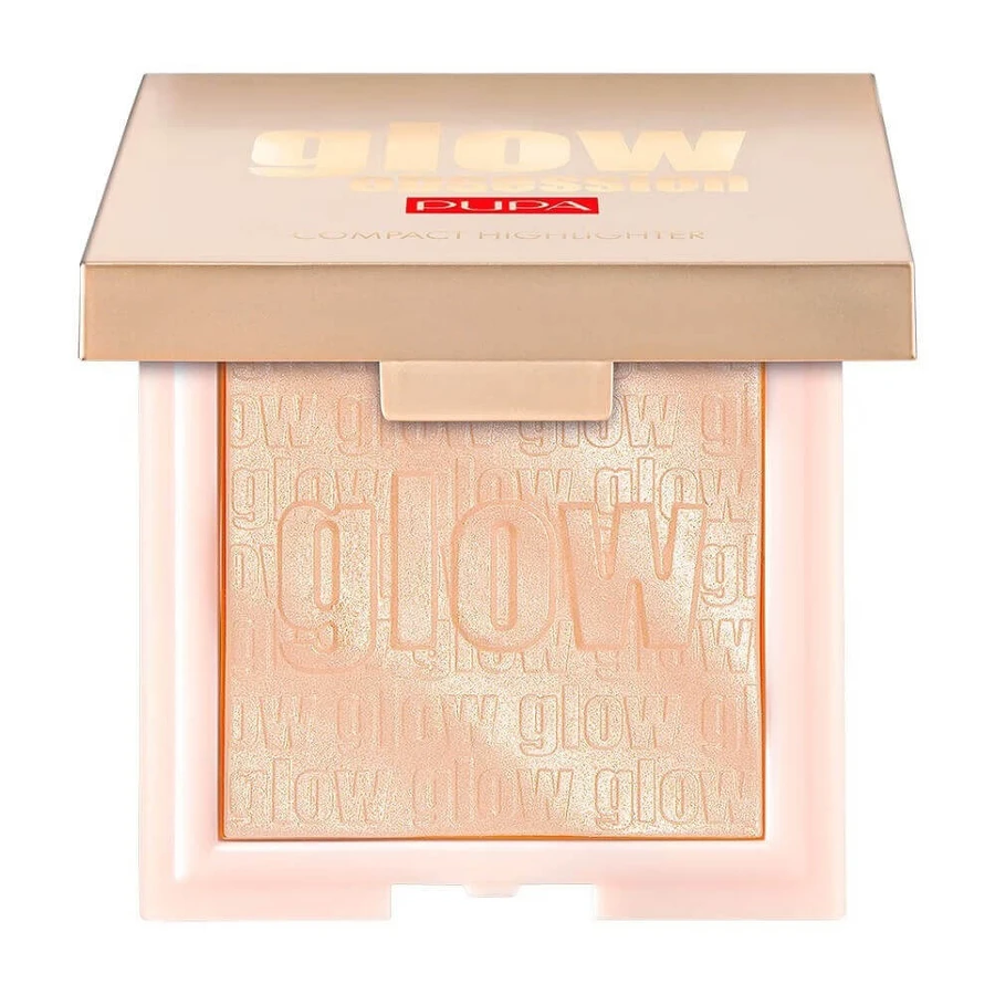 Компактний хайлайтер Pupa Milano Glow Obsession 100 Light Gold, 6 г: ціни та характеристики