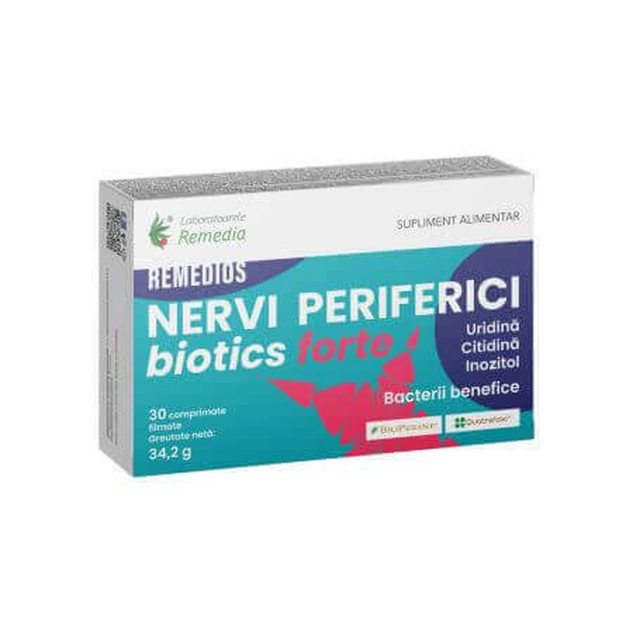 Биотики периферических нервов Remedios, 30 капсул, Laboratoarele Remedia: цены и характеристики