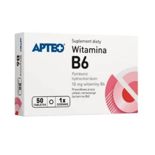 Apteo Витамин B6, 50 компонентов