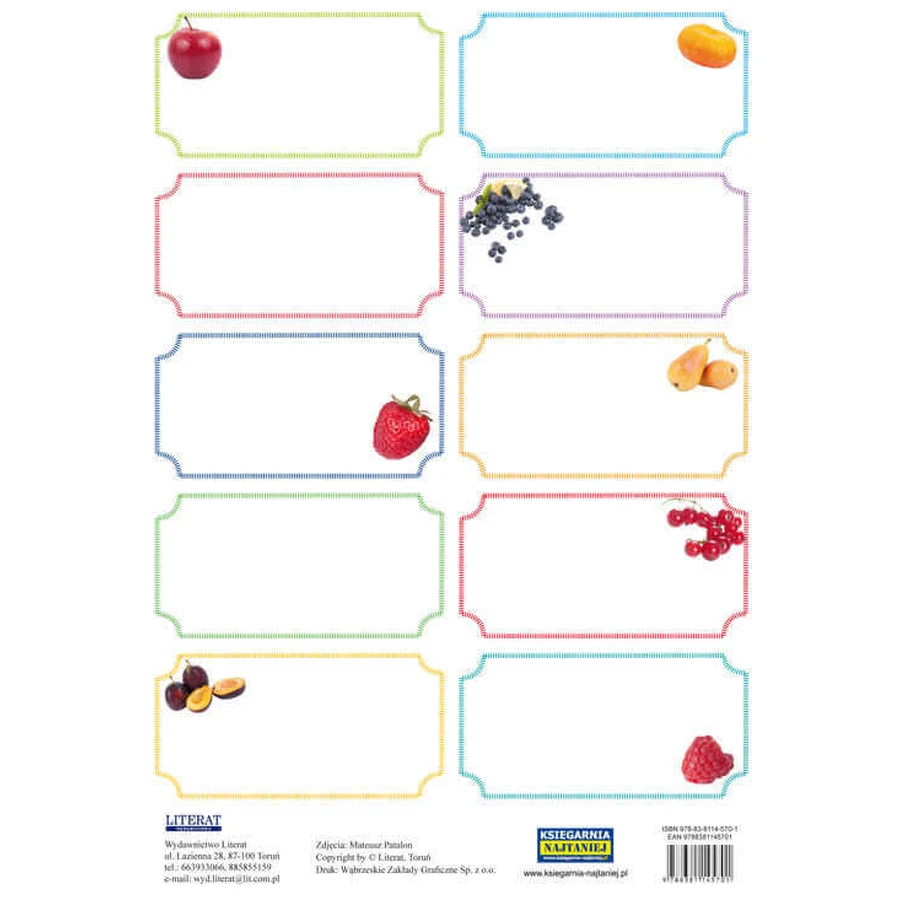 Stickere Condimente - Conserve - Fructe: цены и характеристики