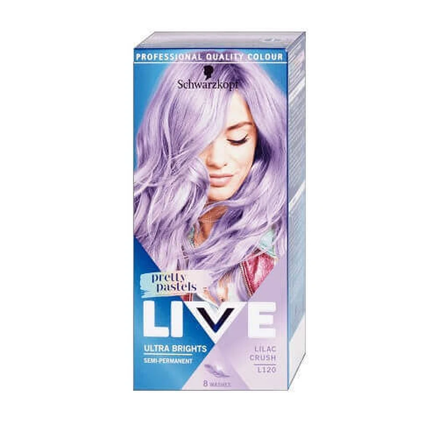 Фарба для волосся Schwarzkopf Live Ultra Brights Pretty Pastels L120 Lilac Crush: ціни та характеристики