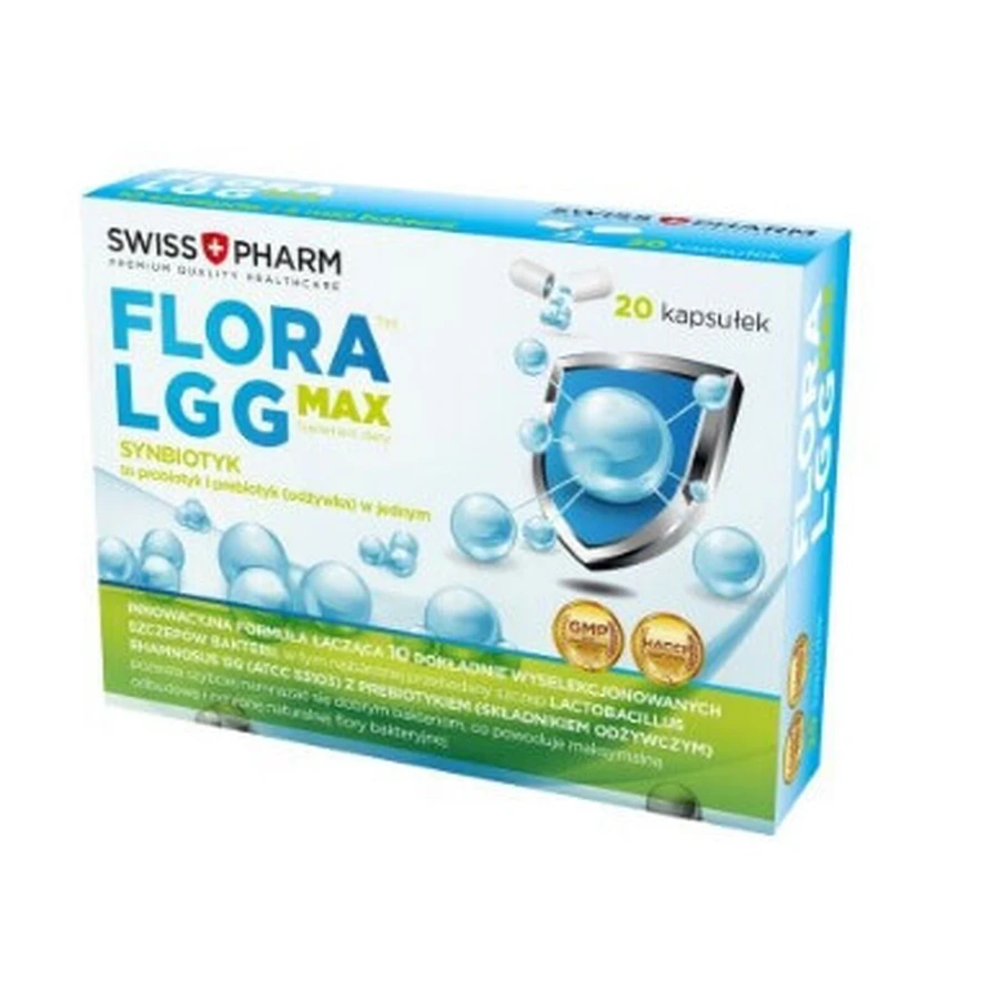 Flora LGG max 20 капсул: ціни та характеристики