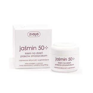 Ziaja Jasmine, денний крем проти зморшок 50+, 50 мл