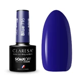 Синій гібридний лак для нігтів Claresa Soak Off UV/LED 716, 5 г