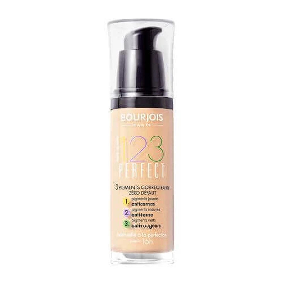 Bourjois 123 Perfect Unifying Foundation 51 Light Vanilla, 30 мл: ціни та характеристики
