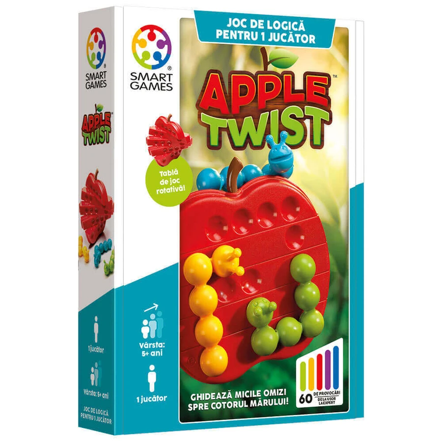 Логическая игра с 60 задачами Apple Twist, 5 лет+, Умные игры: цены и характеристики