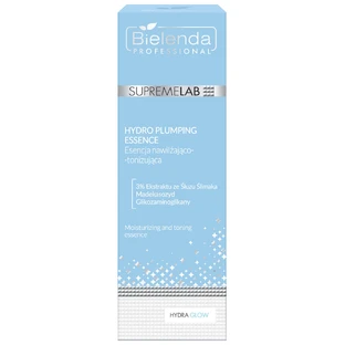 Bielenda Professional SupremeLAB Hydra Glow, тонізуюча і зволожуюча есенція з екстрактом слизу равлика, 200 мл