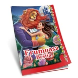 Книжка-раскраска, Красавица и чудовище, + 3 года, Юникарт