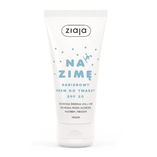 Ziaja для зими, Бар'єрний крем для обличчя SPF 30, 50 мл - Тривалий термін придатності!