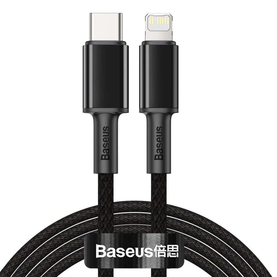 Baseus CATLGD-A01 Lightning - USB-C PD Cable 20W 480Mb/s 2m - Black: ціни та характеристики