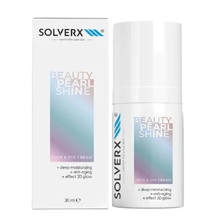 Крем для обличчя та очей Solverx Beauty Pearl Shine, 30 мл