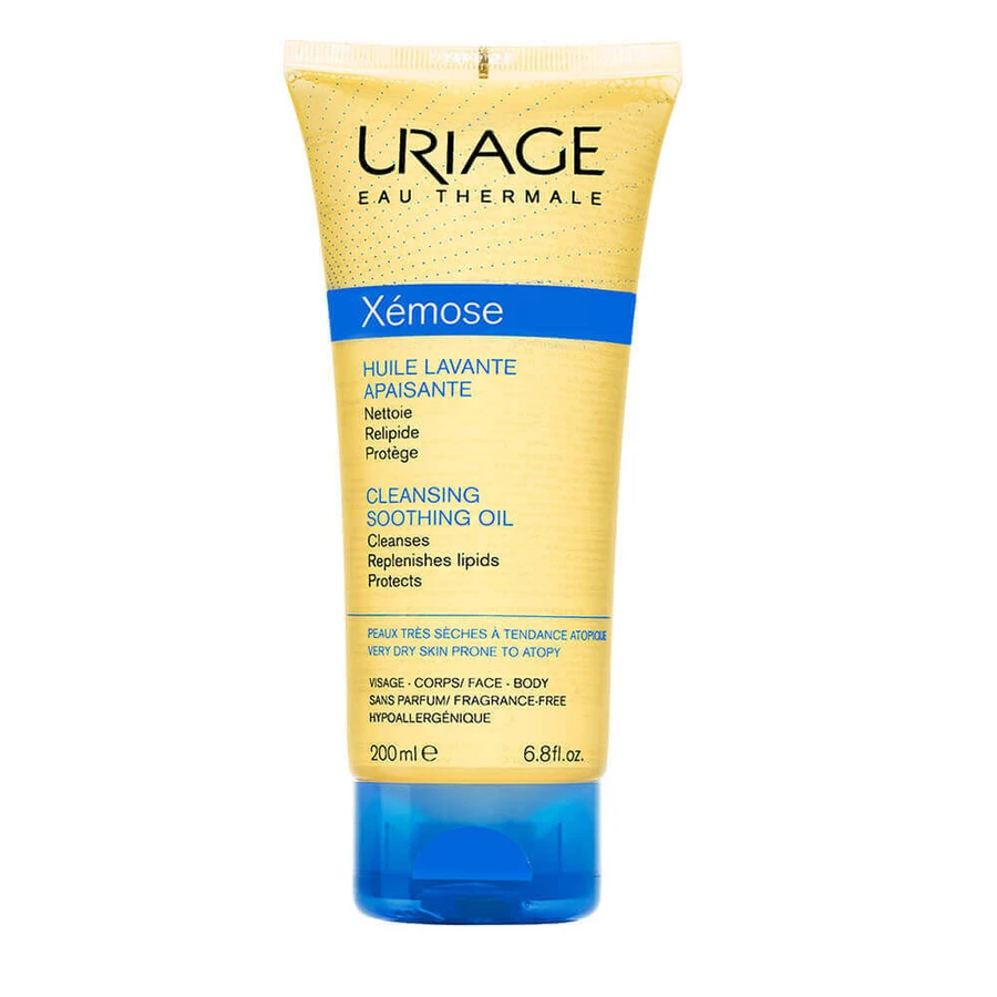 Очищающее успокаивающее масло Uriage Xemose, 200 мл: цены и характеристики