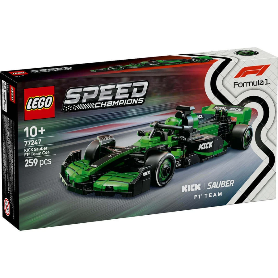 Гоночный автомобиль Формулы-1 Kick Sauber Speed Champions, +10 лет, 77247, Lego: цены и характеристики