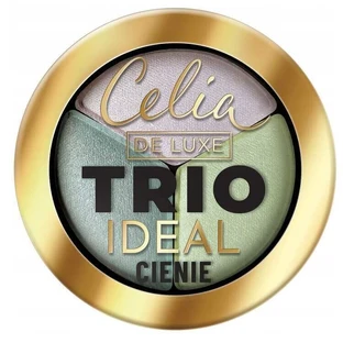 Тіні Celia De Luxe Trio Ideal Pressed Eyeshadows 302, 4 г