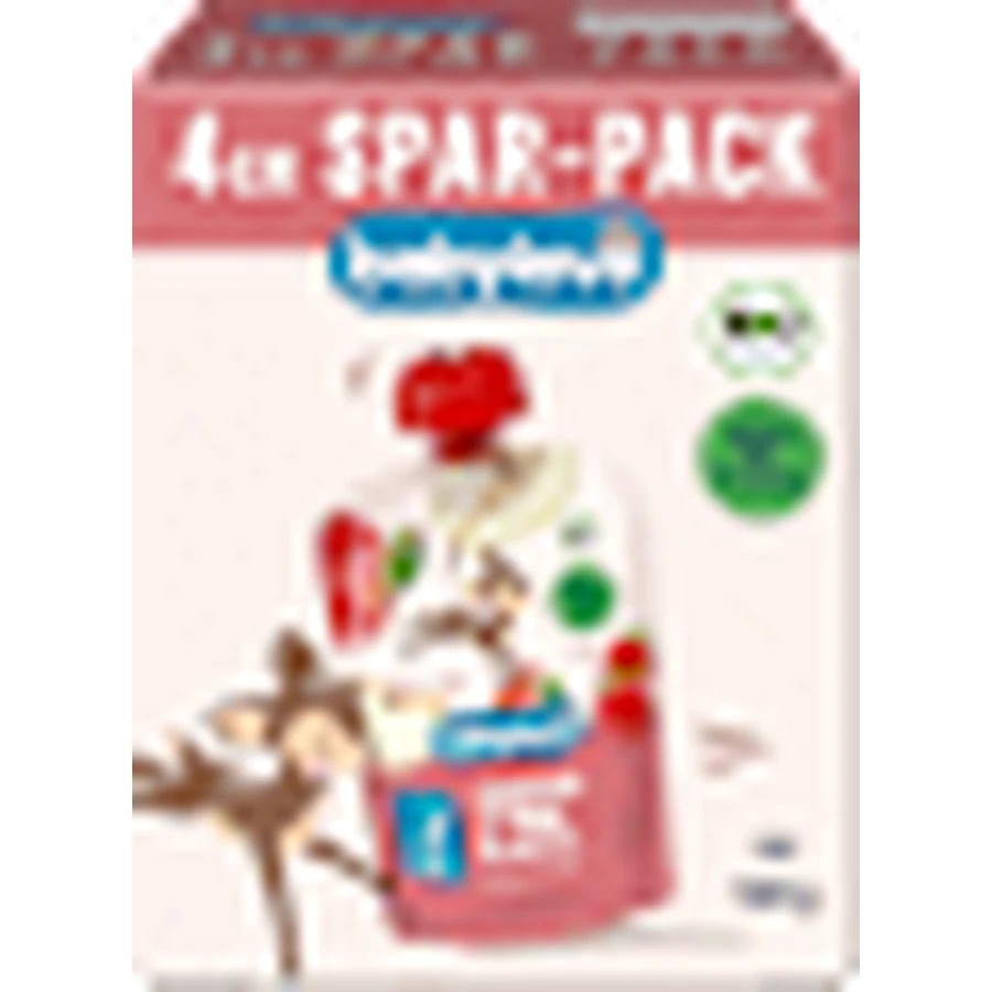 babylove Грушевое, яблочное и клубничное пюре ECO 12+, 400 г: цены и характеристики