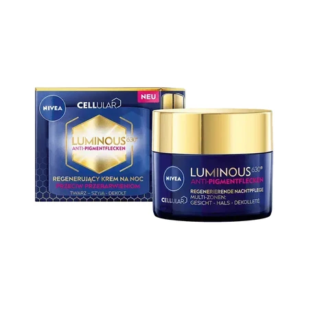 Nivea, Cellular Luminous 630, Ночной крем против пигментации, 50 мл: цены и характеристики