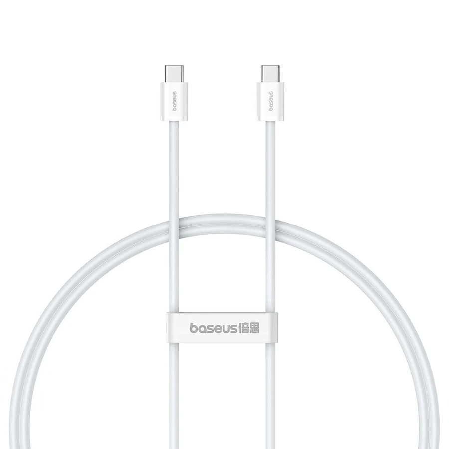 Baseus Superior Series ll USB-C - USB-C 30W 480Mbps cablu 1m - alb: цены и характеристики