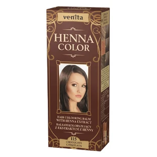 Фарбувальний бальзам Venita Henna Color Coloring з екстрактом хни 115 шоколад, 75 мл