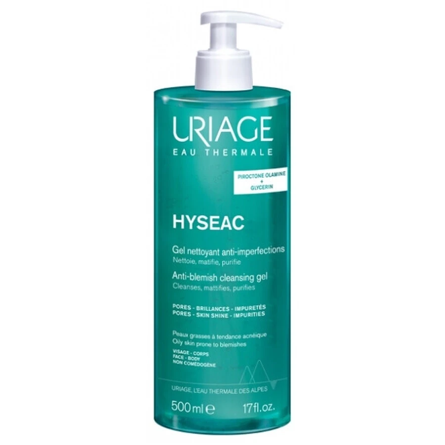 Гель для ухода за кожей Uriage Hyseac, 500 мл: цены и характеристики