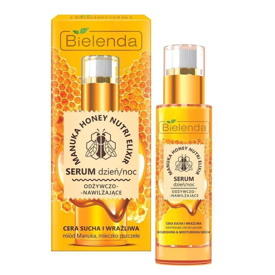 Питательная и увлажняющая сыворотка для лица Bielenda Manuka Honey Nutri Elixir, 30 мл: цены и характеристики