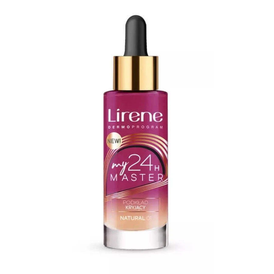 Lirene Fluid My Master Covering Foundation Natural 01, 30 мл: ціни та характеристики