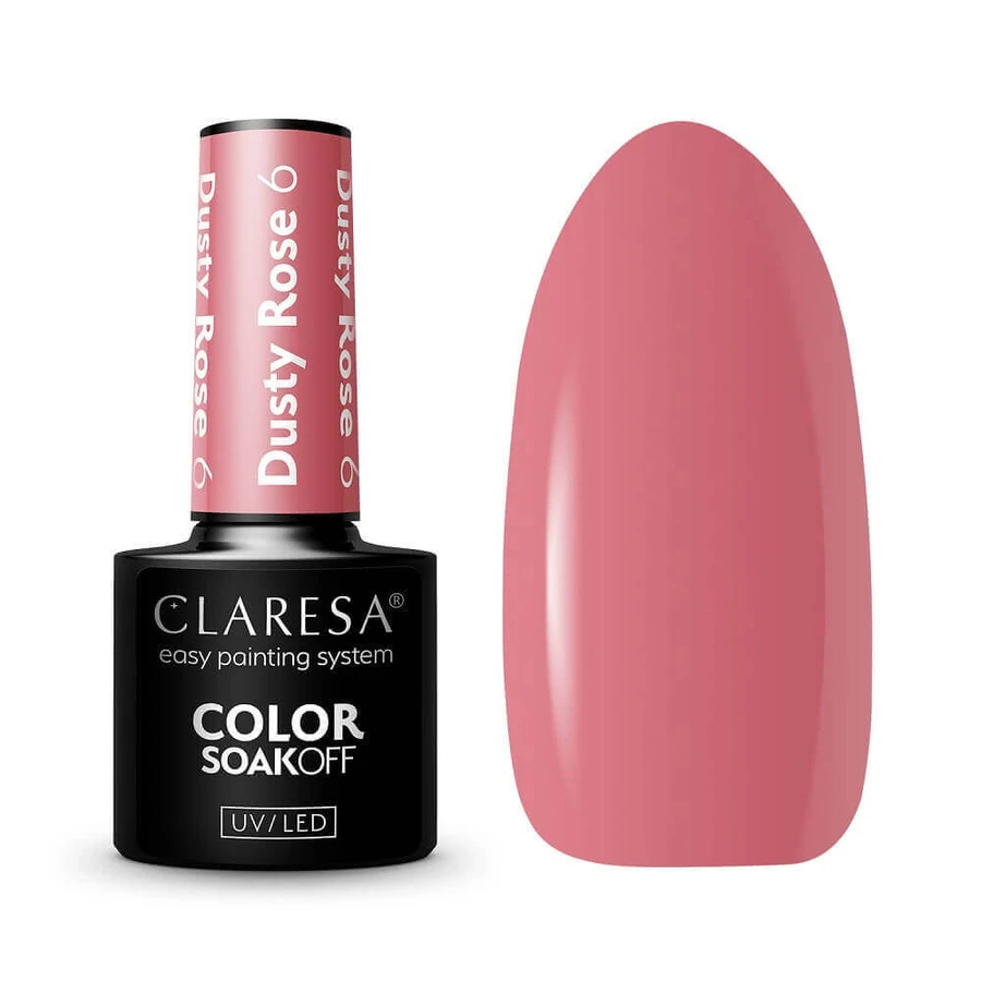 Lac hibrid Clares Soak Off UV/LED Dusty Rose 6, 5 g: цены и характеристики