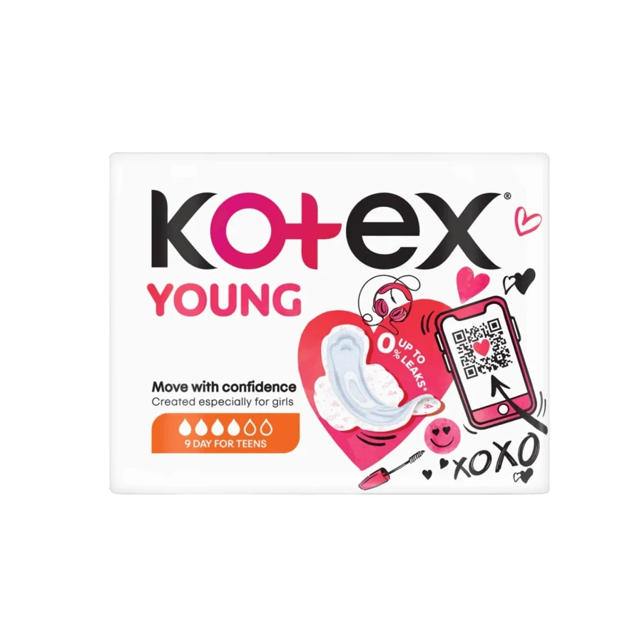 Прокладки Young Day, 9 штук, Kotex: цены и характеристики