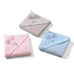 BabyOno Natural Bamboo, capac de baie cu glugă, 100 x 100 cm, bamboo, gri: цены и характеристики