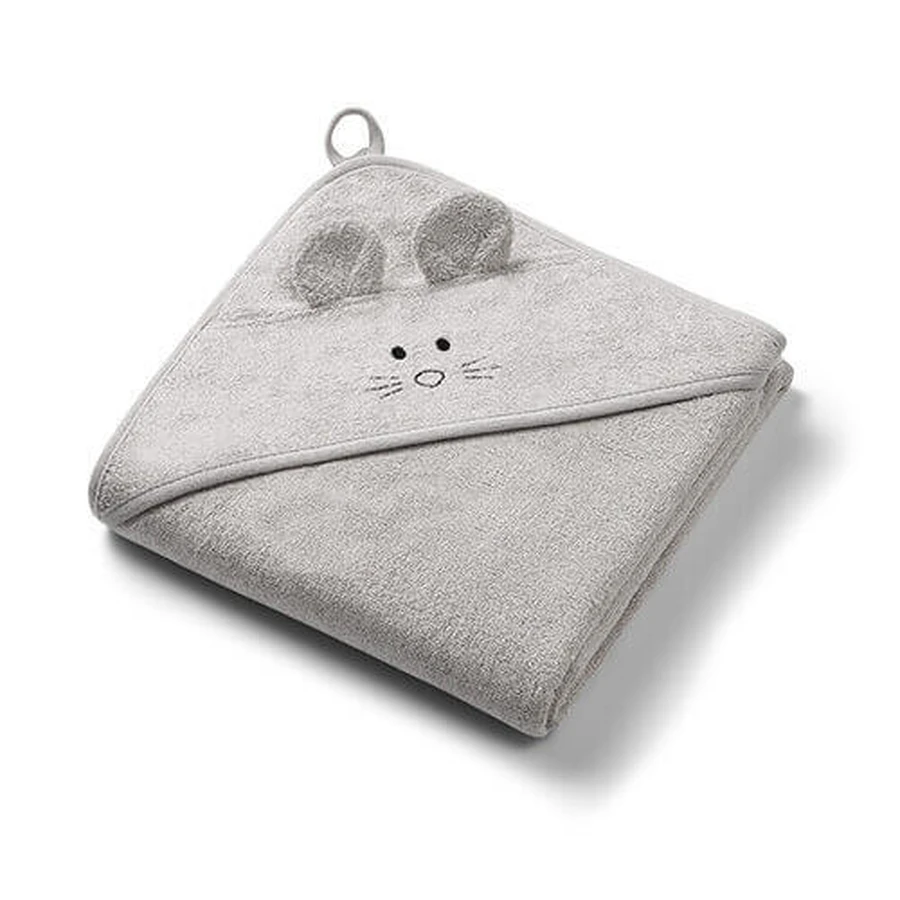 BabyOno Natural Bamboo, capac de baie cu glugă, 100 x 100 cm, bamboo, gri: цены и характеристики