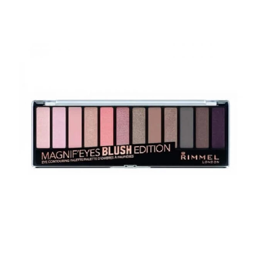 Палітра тіней Rimmel Magnif Eyeshadow Palette 002 Blush Edition, 14,16 г: ціни та характеристики