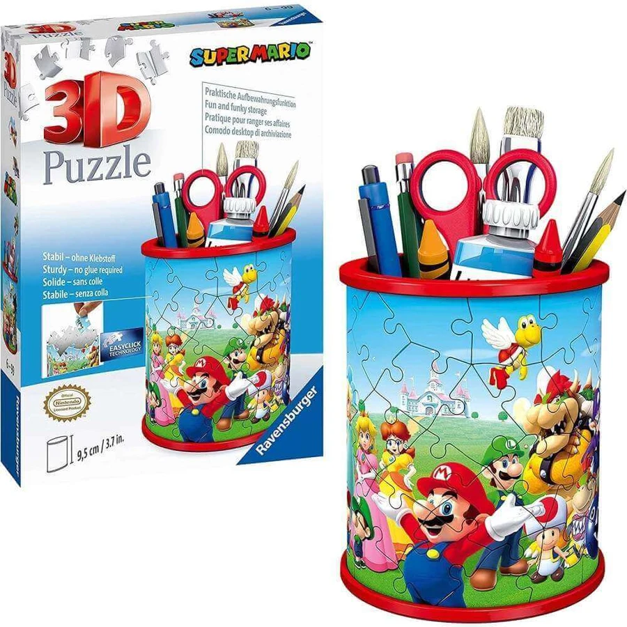 3D-пазл - Держатель для ручки Супер Марио, 54 детали, Ravensburger: цены и характеристики