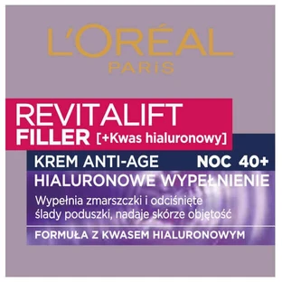 Нічний крем L Oreal Paris Revitalift Filler, 50 мл