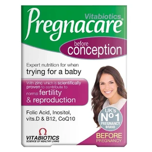 Vitabiotics Pregnacare Before Conception для женщин перед зачатием, 30 таблеток