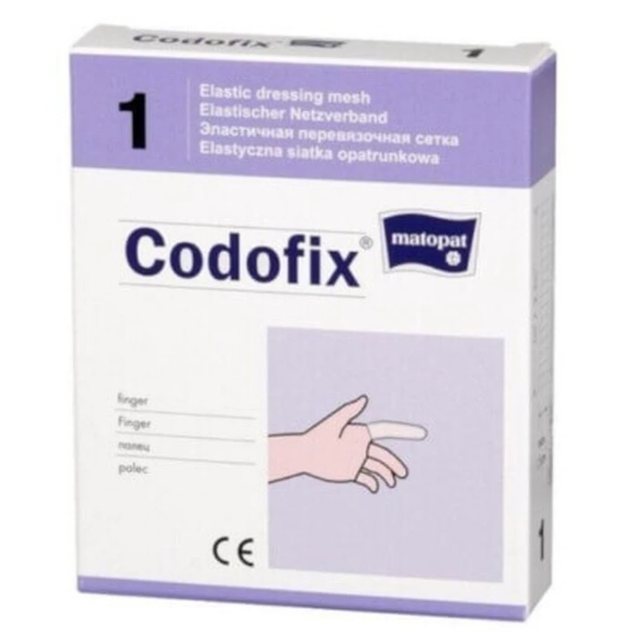 Эластичная перевязочная сетка Codofix № 1, 1-1,5 см x 10 м (пальцевая): цены и характеристики