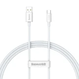 Кабель Baseus Superior Series SUPERVOOC USB-A – USB-C 65 Вт 1 м білий