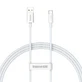 Baseus Superior Series SUPERVOOC USB-A la USB-C 65W cablu 1m alb