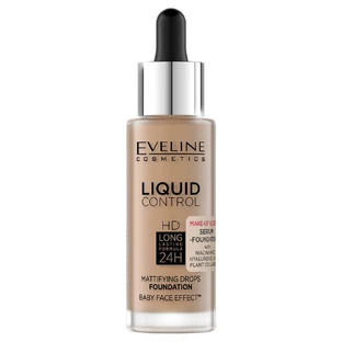 Eveline Cosmetics Liquid Control HD Mattifying Face Foundation с ниацинамидом 060 Sunny Beige, 32 мл