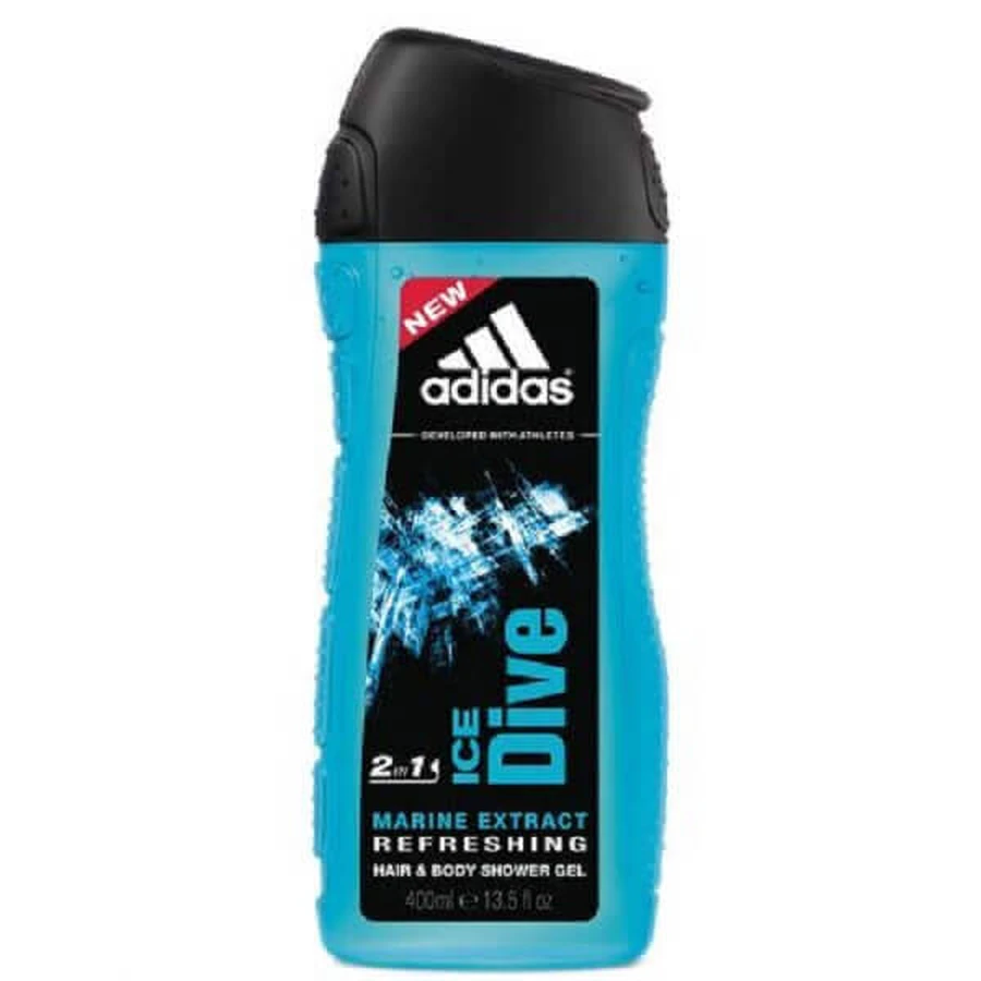 Adidas, Ice Dive, гель для душа для мужчин, 400 мл: цены и характеристики