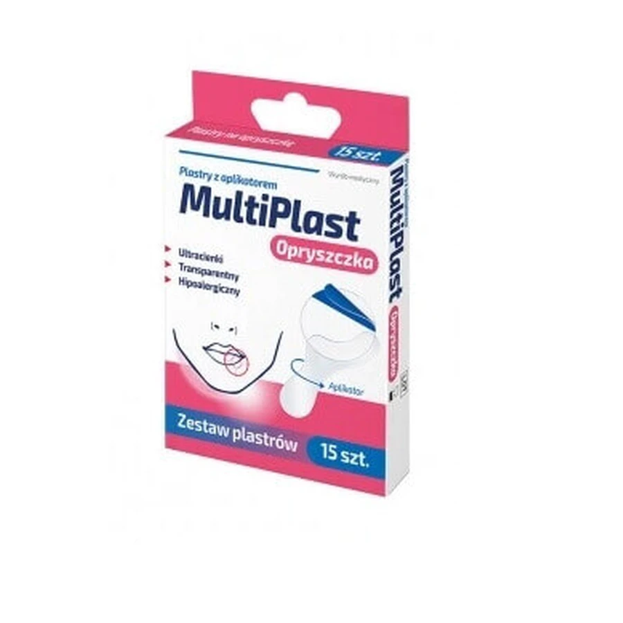 Ломтики для герпеса MultiPlast с аппликатором, 15 штук: цены и характеристики