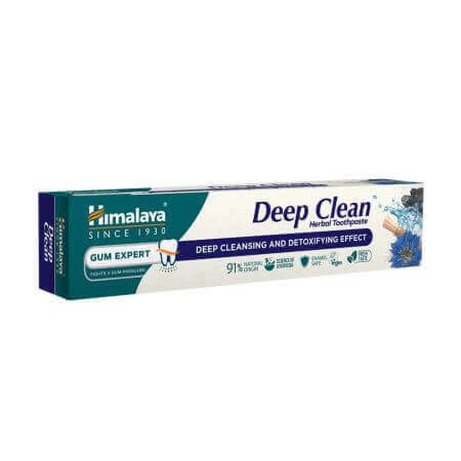 Зубна паста Deep Clean, 75 мл, Himalaya: ціни та характеристики
