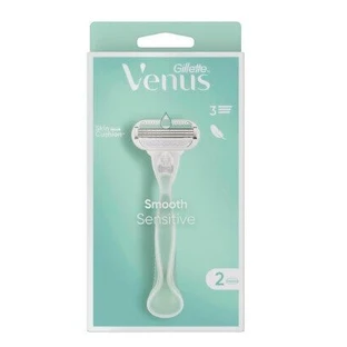 Venus, Smooth Sensitive, бритва с 3 лезвиями + 2 лезвия