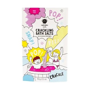 Сіль для ванн Nailmatic Kids Crackling, рожева, 60 г