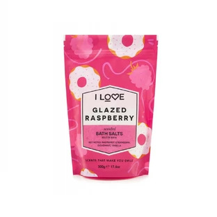 I Love Soothing and Relaxing Bath Salt Glazed Raspberry, 500 г