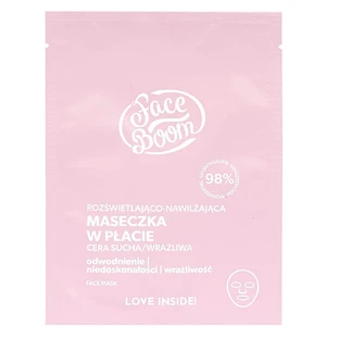 Освітлююча та зволожуюча листова маска Face Boom, Shiny Lady, 15 г