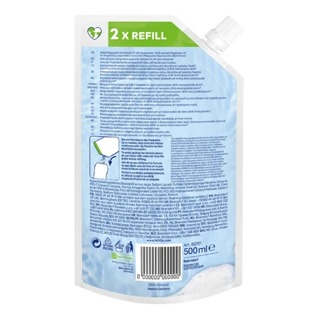 Пенящееся мыло Nivea Refill, 500 мл: цены и характеристики