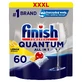 Капсулы для посудомоечной машины Finish Quantum All in 1, таблетки Powerball, 60 шт., лимон