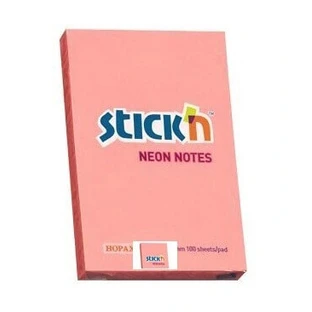 Stick'n, Sticky Notes, 100 аркушів, рожевий неон