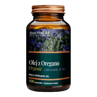 Doctor Life Oregano Oil Олія дикого орегано 3000 мг, 120 капсул