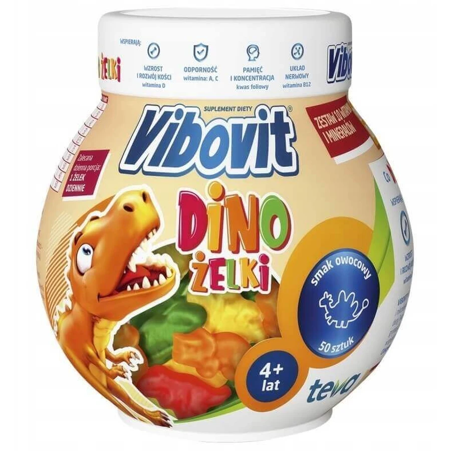 Vibovit Dino Jelly, 50 шт: ціни та характеристики