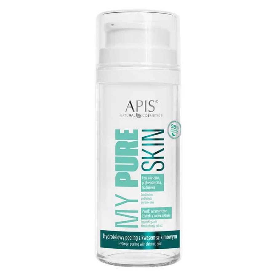Гідрогелевий пілінг Apis My Pure Skin з шикімовою кислотою, 100 мл: ціни та характеристики